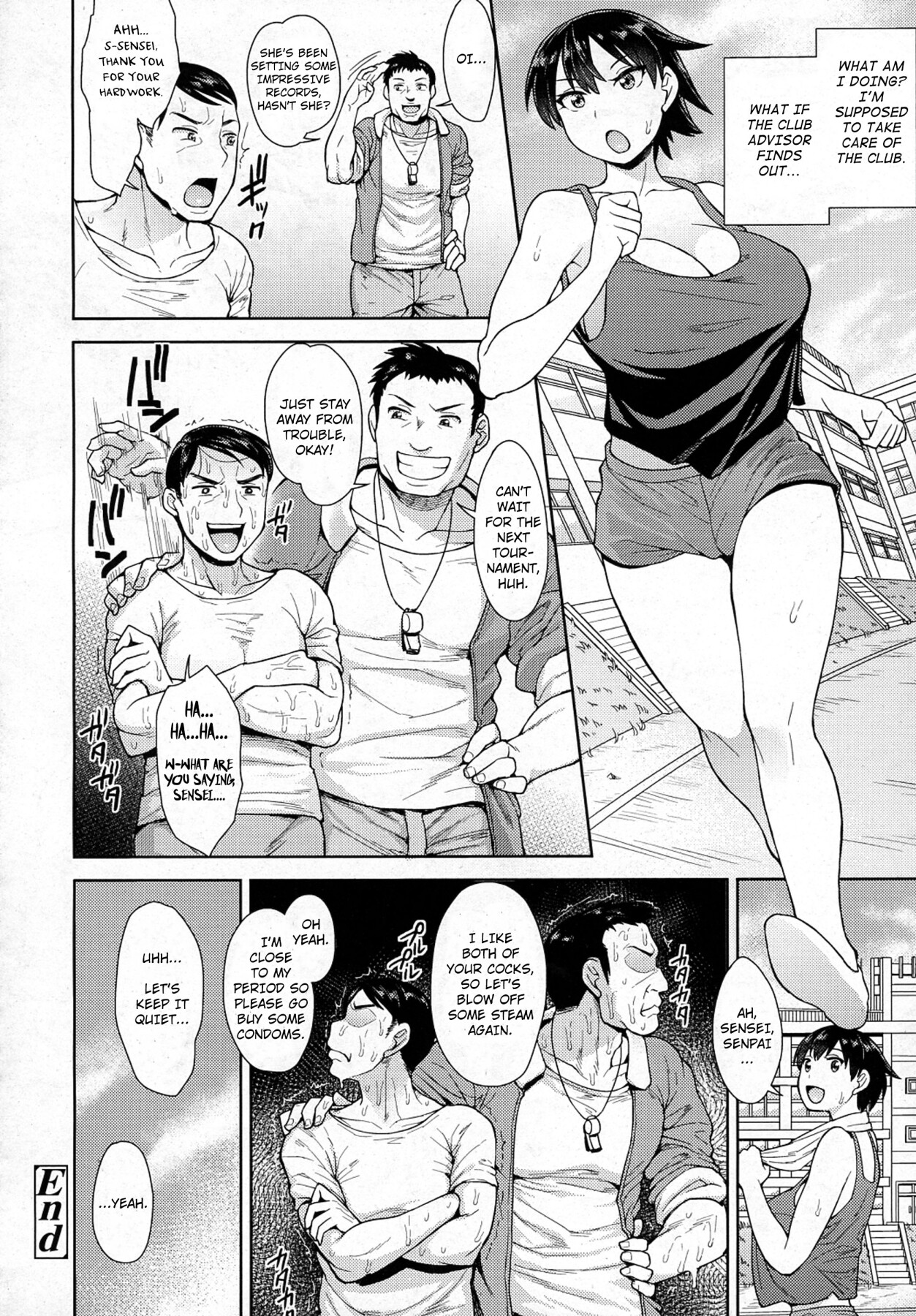 Hentai Manga Comic-Mr. Ushikura From the Track and Field Club-Read-24